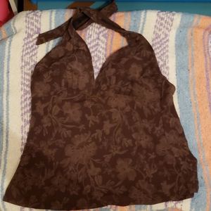 MagicSuit Brown floral tankini set